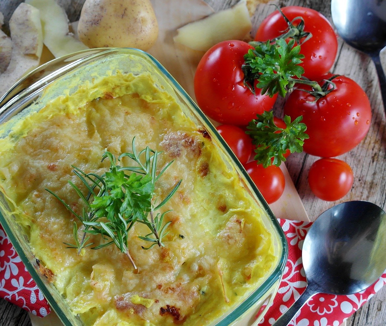 Potato Gratin with Béchamel Sauce Recipe